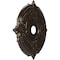 Ekena Millwork Attica PVC Medallion (Canopies up to 7 3/4"), 22"OD x 3 1/2"ID x 1"P, Universal Metallic Rustic Mist CMP22ATERU - alternate 2